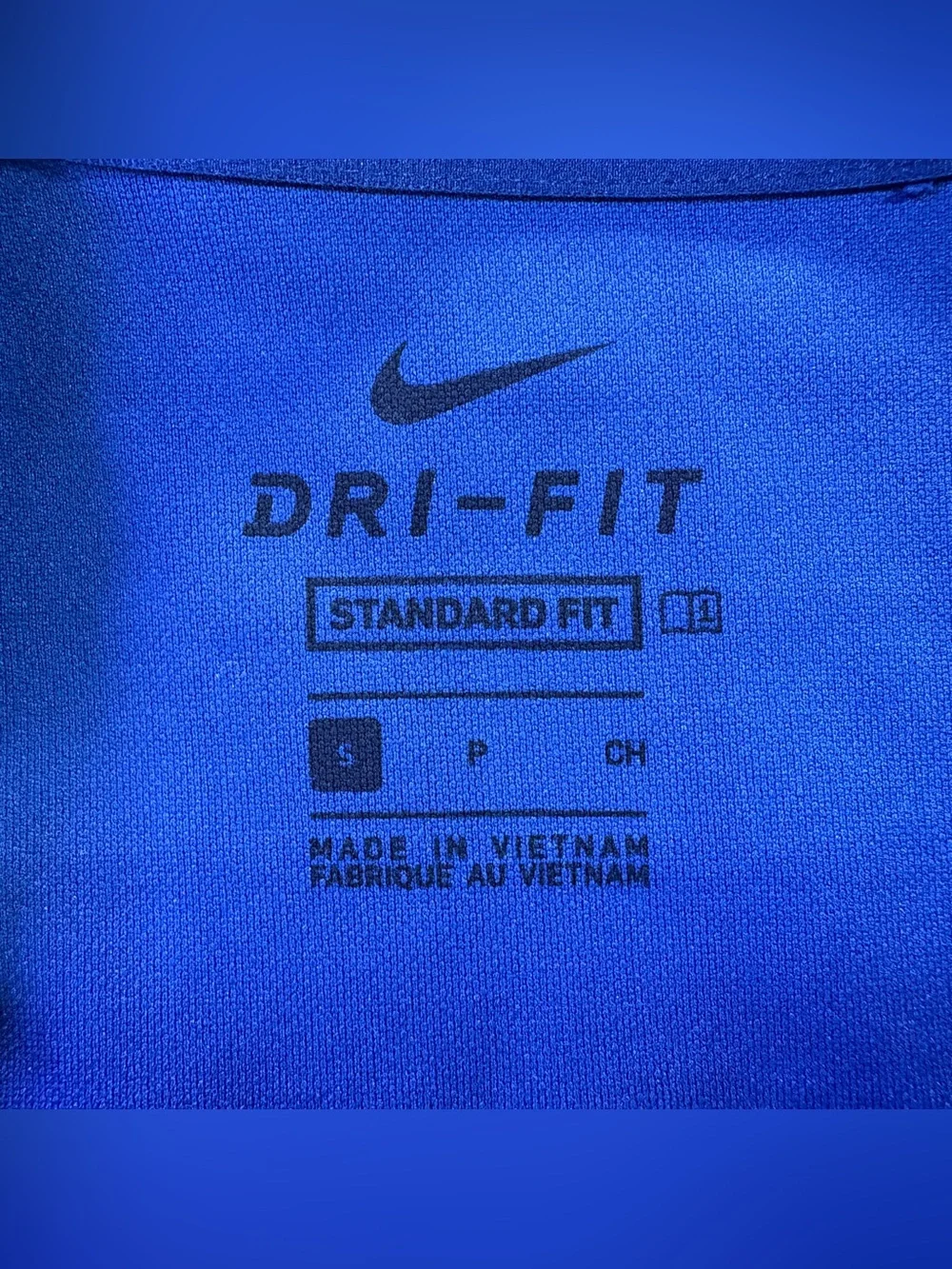 Nike Dri-FIT Golf Polo Shirt Blue‎ Checkered Men’s Size Small Standard Fit NWT